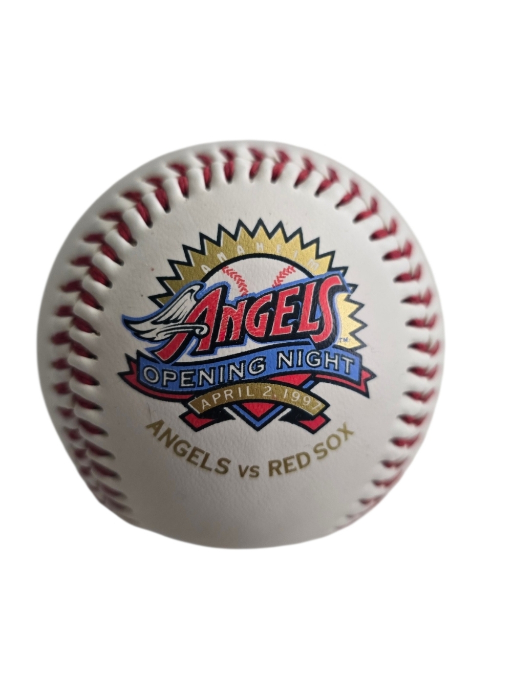 Anaheim Angels 1997 Opening Night Commemorative Baseball w/ Case